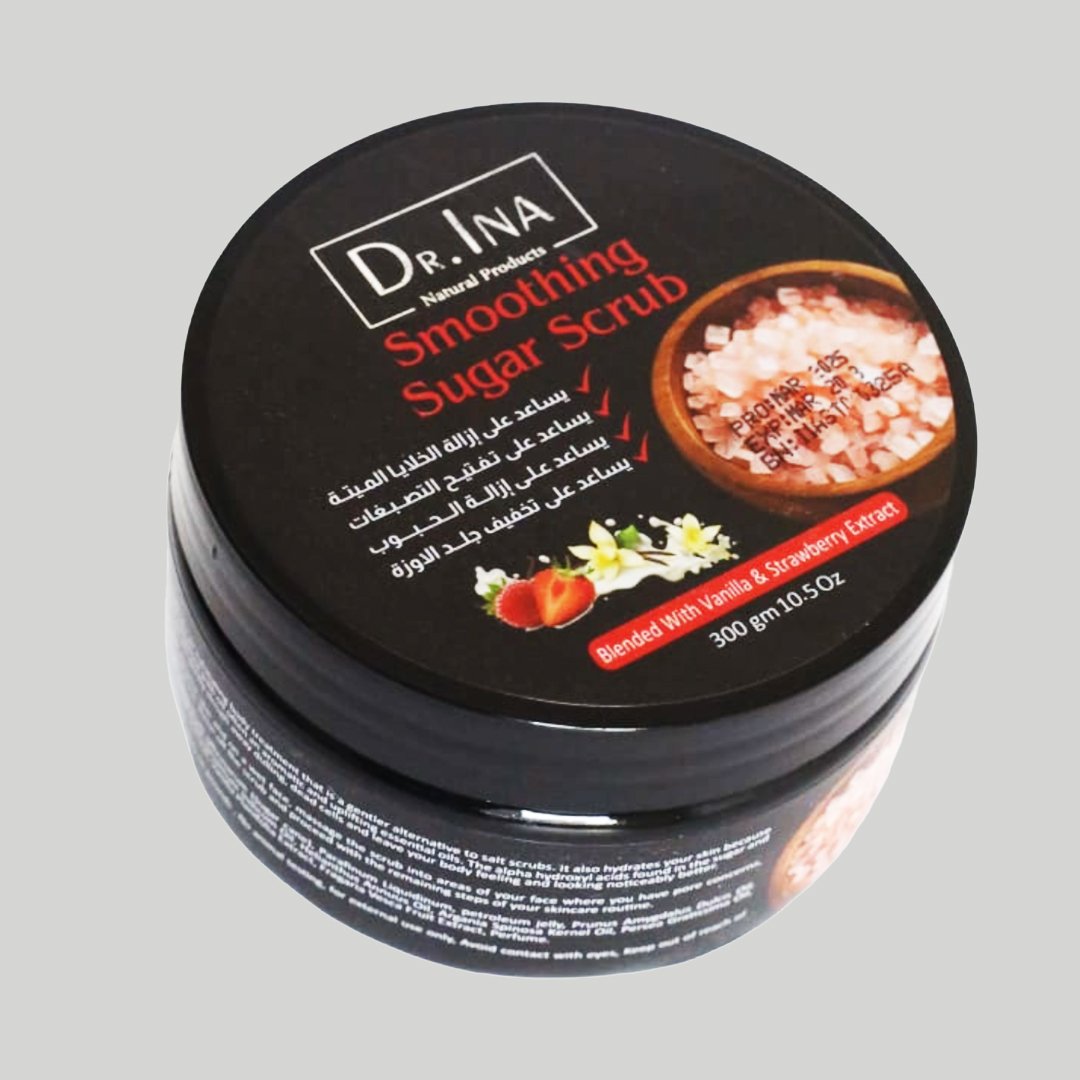 مقشر بالفانيلا والفراولة